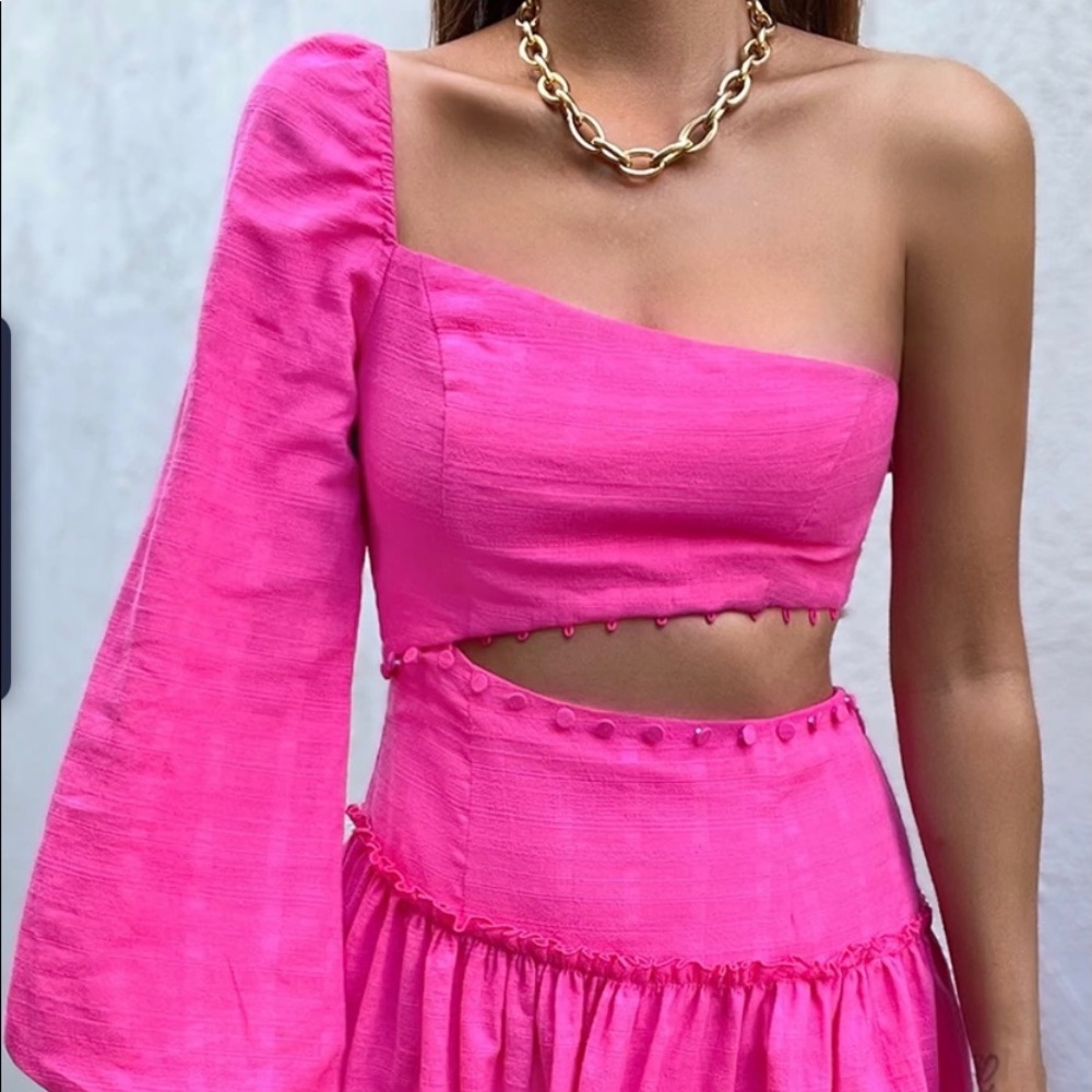 One Shoulder Mini Dress - Picture 4 of 5